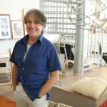 Thomas Schaller at his art studio in Venice, CA