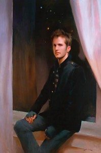 Mia Bergeron, Tim Cofield, oil, 54 x 36.