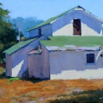 White Painted Barn by Stan Robbins