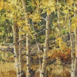 Susiehyer-Afternoon-Aspens-#3,-12x16,-oil-on-canvas Afternoon Aspens #3, oil, 12 x 16.
