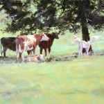 Summer Pasture, pastel, 16 x 20.