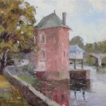 Autumn in France, oil, 18 x 24, by Brent Jensen