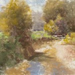 Hamilton Creek Near Story, Indiana, oil, 9 x 12, by C.W. Mundy