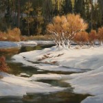 Winter Willows in Moraine Park by Cecy Turner