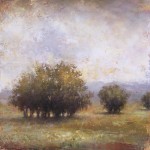 Tracey Lane, Near the Gloaming, acrylic, 30 x 30.
