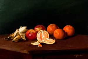 Joseph Kleitsch, Still Life With Fruit, oil, 16 x 24, George Stern Fine Arts. Joseph Kleitsch, Still Life With Fruit, oil, 16 x 24, George Stern Fine Arts.
