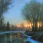 Brent Cotton, Up With the Sun, oil, 14 x 28.