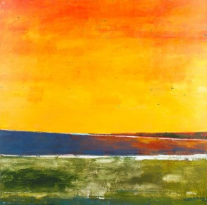 Mark Bowles, Landscape #72, acrylic, 60 x 60.