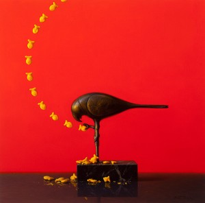 Scott Fraser | Goldfish Arc, oil, 22 x 22.