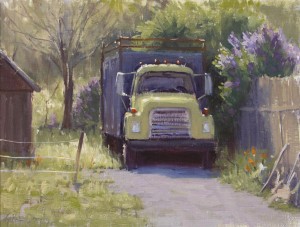 Kathleen Dunphy, Ready to Roll, oil, 12 x 16.