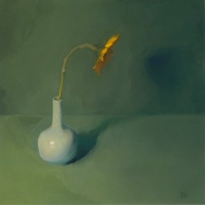 Sarah Freeman | Sunflower, oil, 16 x 16.