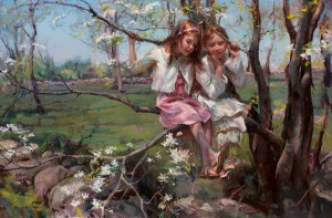 Daniel Gerhartz, All Things New, oil, 40 x 60.