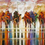B.C. Nowlin, Get This, oil, 40 x 30.