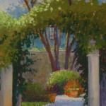 Clark Mitchell, Afternoon Arch, pastel, 8 x 8.