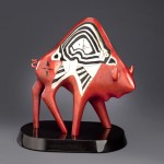 Rebecca Tobey, Guiding Star, bronze, 13 x 12 x 3.