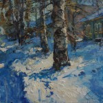 Ulrich Gleiter, A Morning in Russia, oil, 30 x 40.
