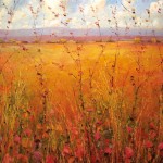 Matthew Higginbotham, High Desert Grasses, oil, 48 x 60.