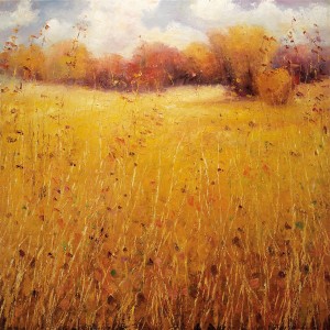 Matthew Higginbotham, Indian Summer Grasses, oil, 48 x 48. Matthew Higginbotham, Indian Summer Grasses, oil, 48 x 48.