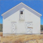Two Doors Down, oil, 48 x 48.