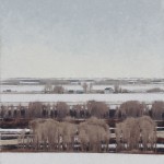 Winter Sky, oil, 42 x 32.