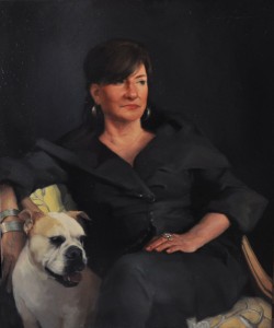 Jennifer Gennari, Cheryl Penn, oil, 36 x 30.