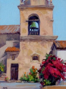 Julia Munger Seelos, Founders Day Celebration, oil, 12 x 9.