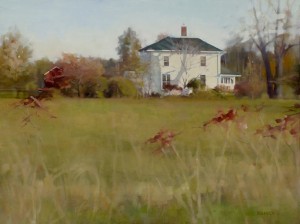 Deb Kaylor, Bent Oak Farm, oil, 30 x 40.