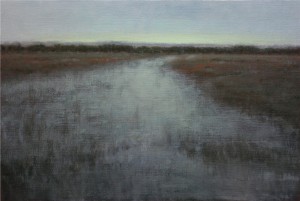 Nancy Bush, Marshland, oil, 20 x 30.