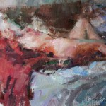 Carolyn Anderson | Nude, oil, 9 x 12.