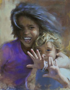 Will Pealatere, Play of Light, oil, 11 x 14.