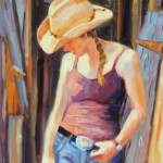 Chuck Prudhomme, Lily, oil, 20 x 16.