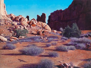 R. Geoggrey Blackburn, Hovering Spector, oil, 24 x 32.