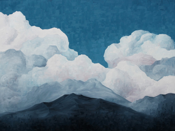 Sara Shawger, The Storm on the Other Side, oil, 30 x 40.