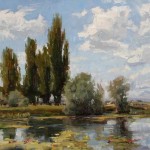 Robert Moore | The Pond, oil, 24 x 24.