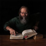 Michael DeVore, The Prophet, oil, 34 x 34.