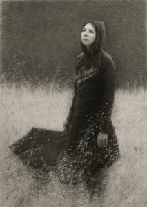 Julio Reyes | The Stars Above, charcoal, 34 x 23.