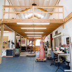 Sculptor Josh Tobey's art studio in Loveland, CO