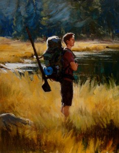 Tyler Murphy, Glimpse of Splendor, oil, 11 x 14.