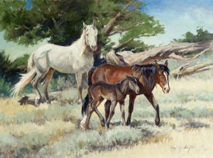 Veryl Goodnight, Wild Haven, oil, 18 x 24.