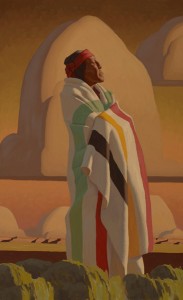Logan Maxwell Hagege, Wrapped at Sunset, oil, 26 x 16.