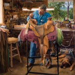 Bill Allison, Saddle Maker, Roundup, Montana by Loren Entz