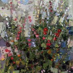 Robert Moore | Hollyhock, oil, 20 x 16.