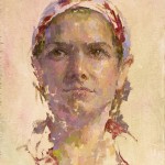 Miguel Malagon, Jackie, oil, 12 x 9.