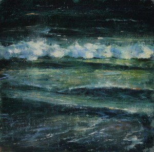 Elizabeth Pollie, Rattle and Hum, oil, 10 x 10.