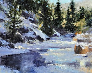 Along the Creek by Cheryl St. John at the OPA show.