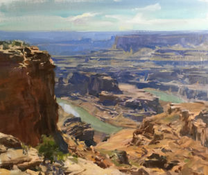 Kyle Ma, Dead Horse Point, oil, 20 x 24.