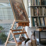 Thomas Schaller's art studio in Venice, CA